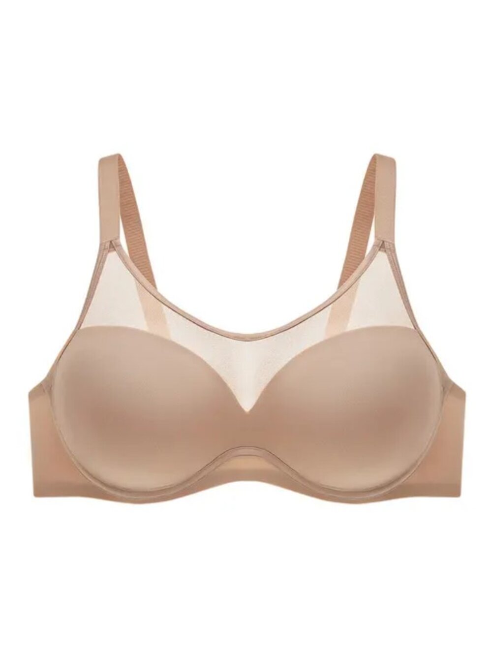 Understance Peek-Proof Uniwire Contour Full Coverage Bra Caramel